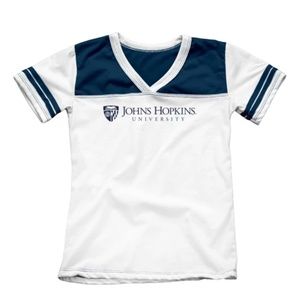 Johns Hopkins University Youth Girls V Neck Tee